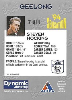 1994 AFL Sensation #34 Steven Hocking Back